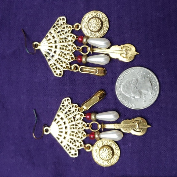 Vintage Bohemian earrings - Picture 2 of 4